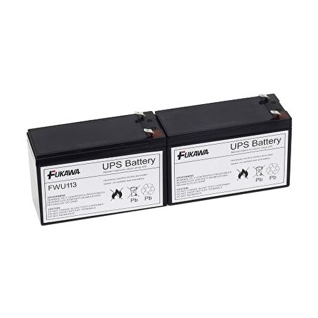 FUKAWA olověná baterie FWU113 do UPS APC/ náhrada za RBC113
