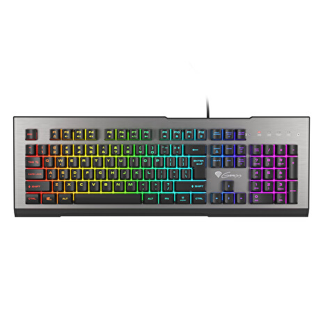 Herní klávesnice Genesis Rhod 500 RGB, US layout, 6-zónové RGB podsvícení