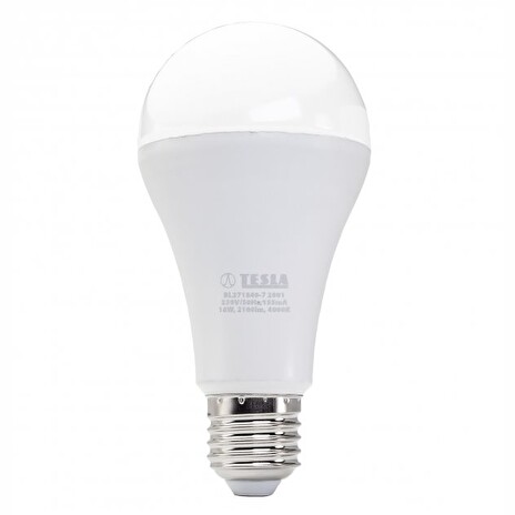 TESLA LED žárovka BULB/ E27/ 18W/ 230V/ 2100lm/ 4000K/ denní bílá