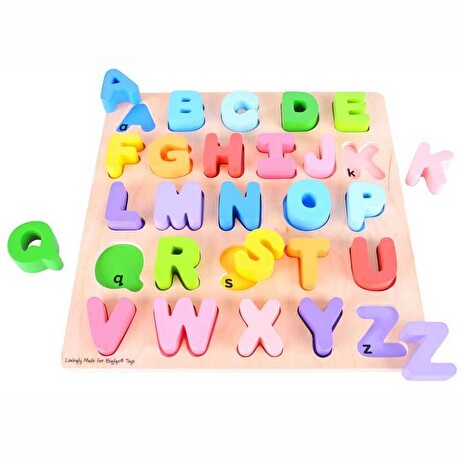 Hračka Bigjigs Toys Baby Abeceda velká písmena