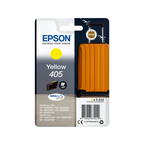 Epson Singlepack Yellow 405 DURABrite Ultra Ink