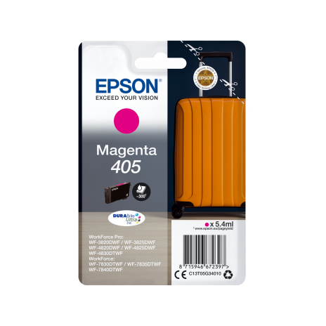 Epson Singlepack Magenta 405 DURABrite Ultra Ink