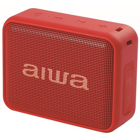 AIWA BS-200RD/ BT repro/ 6W RMS/ TWS/ IPX6/ FM/ Výdrž až 12h/ Červený
