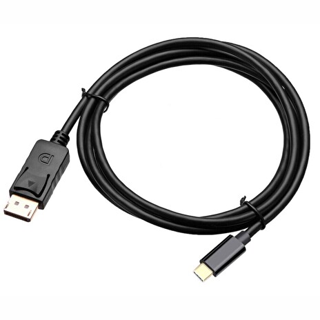 XtendLan Adaptér-kabel USB C na DisplayPort, 1,8m, 4k/60Hz