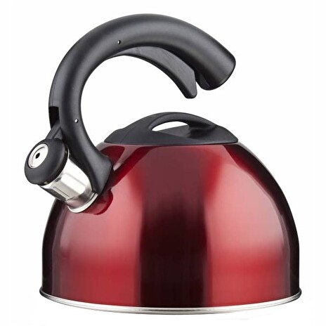 BANQUET konvice nerezová CORSO Rosso 2,6 l, na indukci, plyn, sklokeramiku, elektřinu
