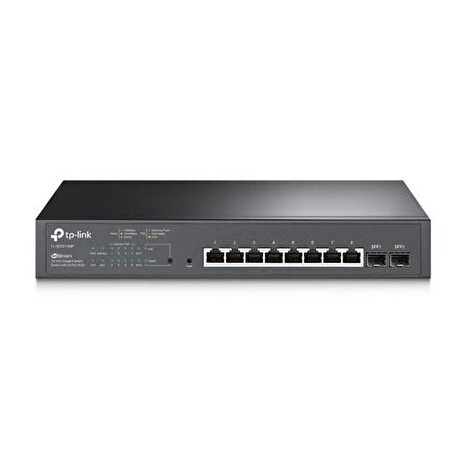 TP-LINK TL-SG2210MP JetStream 10-Port Gigabit Smart Switch with 8-Port PoE+