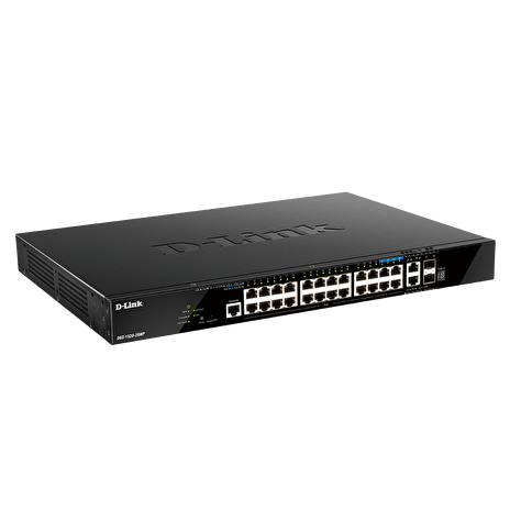 D-Link DGS-1520-28MP 20 ports GE PoE + 4 ports 2.5 GE PoE + 2 10GE ports + 2 SFP+ Smart Managed Switch