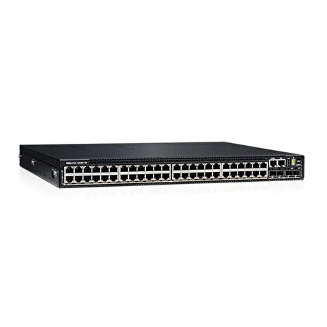 Dell EMC Networking N3248P-ON/ 48 x 1GbE/ 4 x 10 SFP+/ 2 x 100GB QSFP28 PoE 30W 1xAC PSU IO/PS OS6