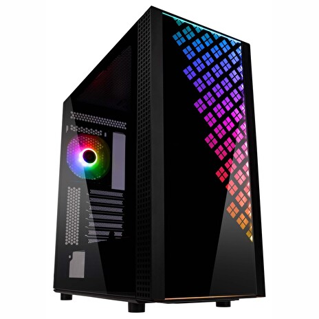 BitFenix skříň Dawn / ATX / 3x120mm / 2xUSB 3.0 / ARGB / tvrzené sklo / TG