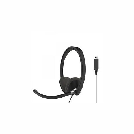 KOSS sluchátka CS295 USB, 20Hz - 22kHz, 2.4m, mikrofon - černá