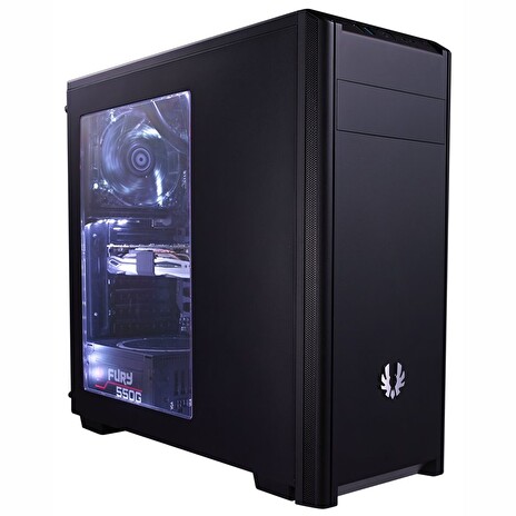 BitFenix skříň Nova Window / ATX / 1x120mm / USB 3.0 / prosklená bočnice / černá
