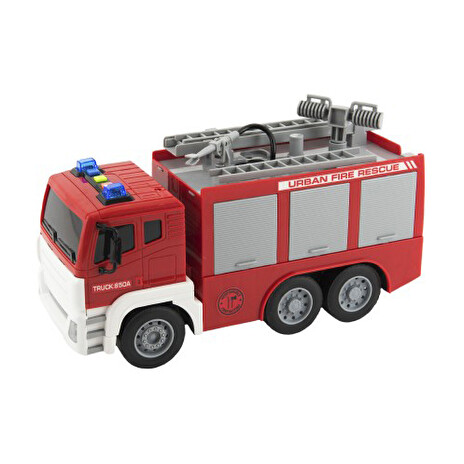 Dětské hasičské auto na setrvačník Teddies se zvukem a světlem 32cm