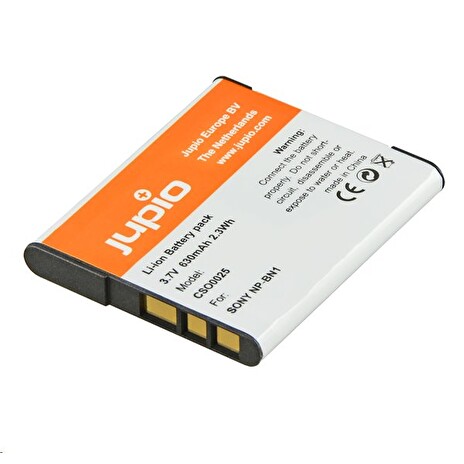 Baterie Jupio NP-BN1 (včetně infochipu) pro Sony 630 mAh