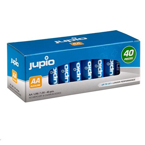 Baterie Jupio Alkaline balení 40ks (AA tužkové)