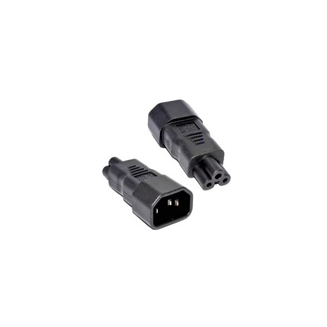 Adaptér IEC C14 na IEC C5 "trojlístek" napětí 230V, 10A