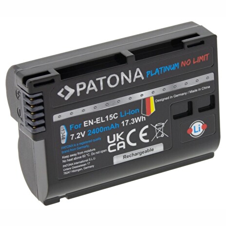 PATONA baterie pro foto Nikon EN-EL15C 2400mAh Li-Ion Platinum