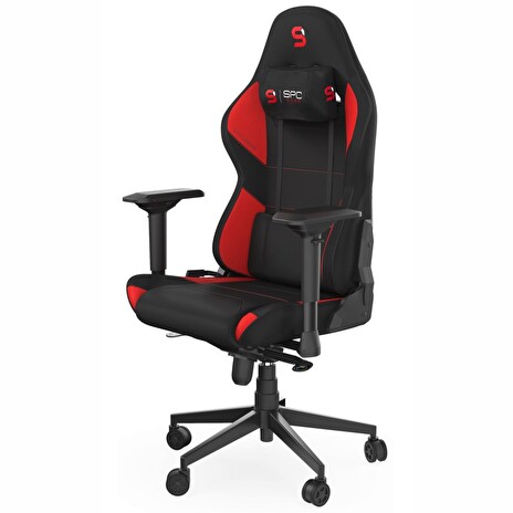 SPC Gear SR600F RD herní židle textilní černočervená