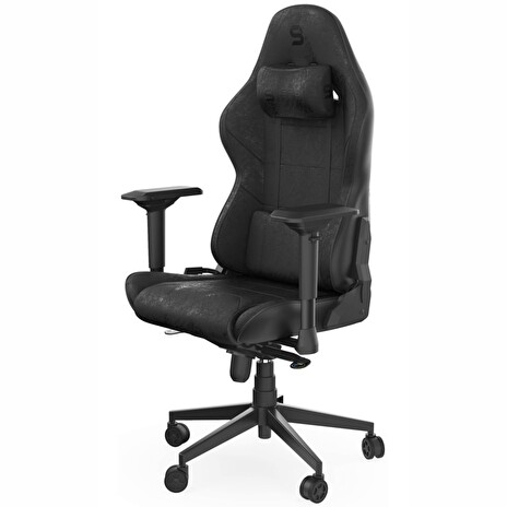 SPC Gear SR600 BK herní židle imitace kůže černá