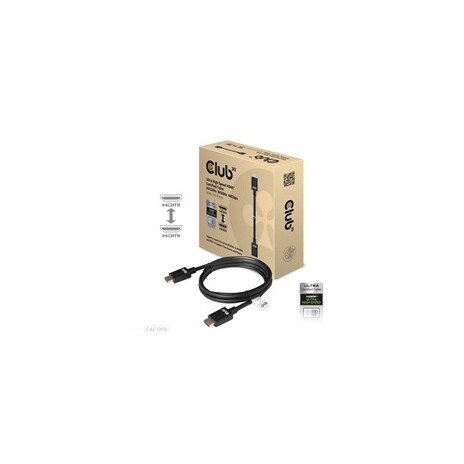 Club3D Adaptér HDMI 2.1 Ultra High Speed 4K120Hz, 8K60Hz, 48Gbps (M/M 1.5 m/4.92 ft)