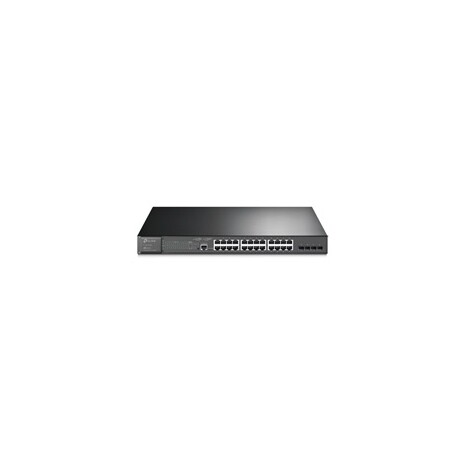 TP-Link JetStream switch TL-SG3428MP, 24xGbE RJ45, 4xSFP, 24x PoE+ 384W, 1xMicroUSB, 1x Fan