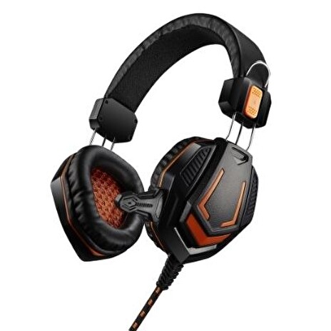 CANYON herní headset Fobos GH-3A, 3,5mm jack, ovládání hlasitosti, 2v1, 3.5mm adaptér, kabel 2m, černý
