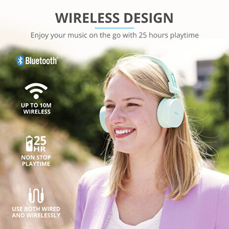 TRUST TONES WIRELESS HEADPHONES TRQ