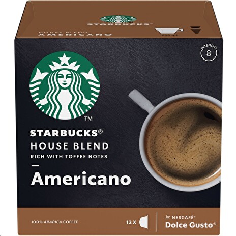 Kávové kapsle Nestlé Dolce Gusto Medium House Blend 12 ks Starbucks