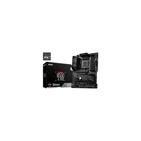 MSI MB Sc AM4 B550-A PRO, AMD B550, 4xDDR4, VGA, ATX