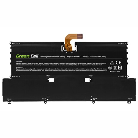 TRX baterie Green Cell/ HP/ 7.7V/ 4750 mAh/ Li-Pol/ HSTNN-IB7J/ SO04XL/ Spectre 13-V/ 13-V050NW/ 13-V070NW/ neoriginální
