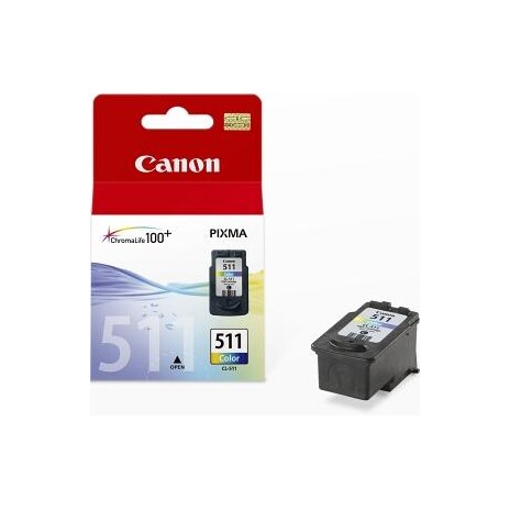 CANON CL-511 originální náplň barevná (CL511) poškozené balení pro MP240, MP260, MP270, IP2700 malá (CL511)
