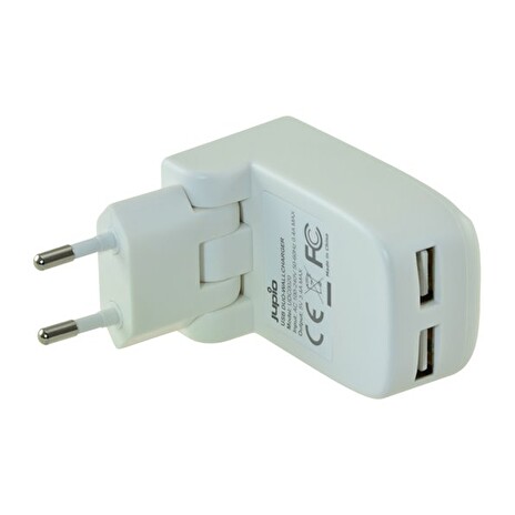 Nabíječka Jupio síťová duální (2x USB) 17W
