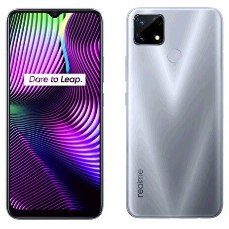 Realme 7i DualSIM 4+64GB gsm tel. Glory Silver