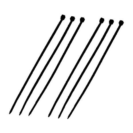 DATACOM Stahovací páska (2.5x100) černá 100ks
