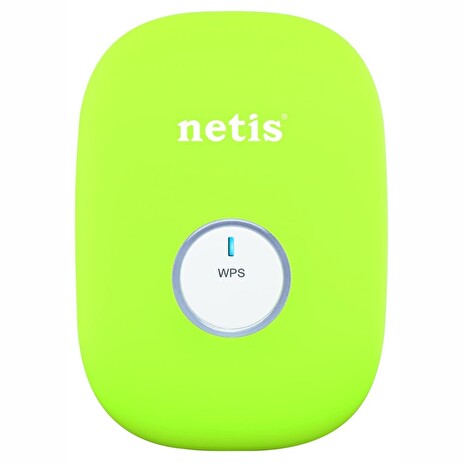 NETIS E1+ Range Extender/ 300Mbps/ 802.11b/g/n/ 2.4GHz/ zelený