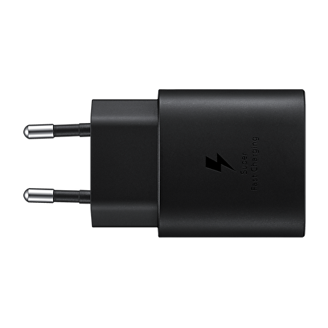 Samsung Napájecí adaptér s rychlonabíjením (25W), bez kabelu v balení, Black
