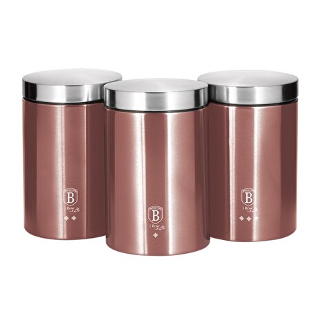 Dóza Berlingerhaus na potraviny sada 3 ks I-Rose Edition BH-6270