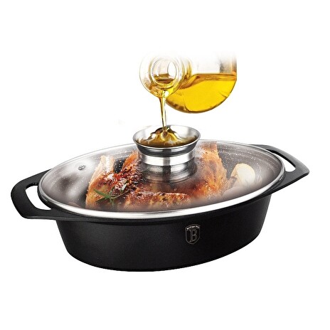 Pekáč Berlingerhaus s mramorovým povrchem 33 cm Granit Diamond Line BH-1460
