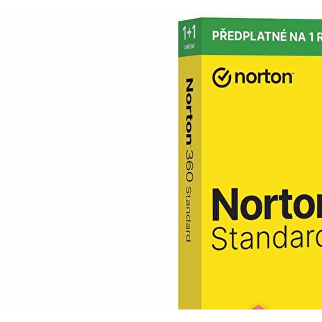 PROMO NORTON 360 STANDARD 10GB CZ 1uživ. 1 zařízení 1rok 1+1 ZDARMA_CZ box