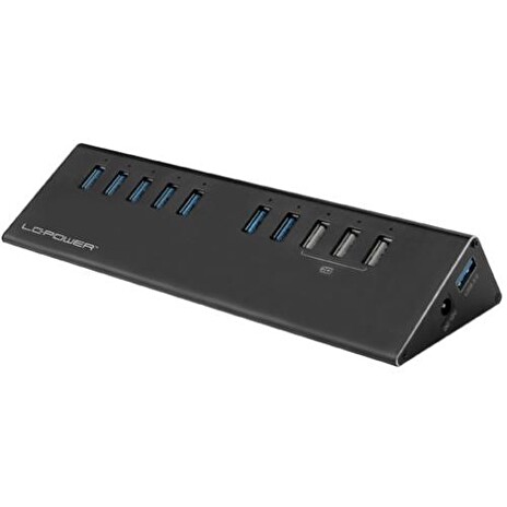 LC-POWER LC-HUB-2B-10 externí USB HUB (7x USB 3.0 + 3x nabíjecí port)