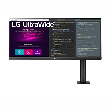 LG MT IPS LCD LED 34" 34WN780 - IPS panel, 3440x1440, 2xHDMI, DP, USB, repro, ergonomicky stojan