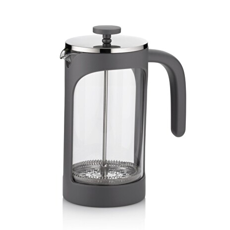 Konvička KELA na čaj a kávu Verona French Press 1 l, šedá