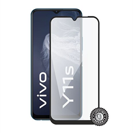 Screenshield VIVO Y11S (full COVER black) Tempered Glass Protection