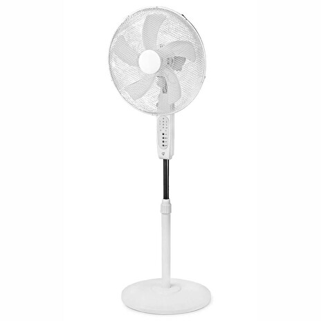 NEDIS Wi-Fi chytrý ventilátor/ stojanový/ velikost 40 cm/ výkon 45 W/ funkce oscilace/ Android/iOS/ bílý
