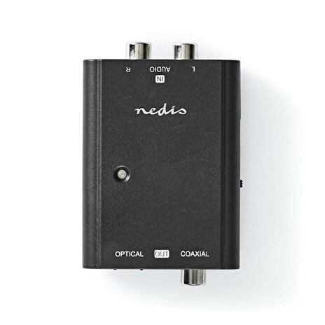 Převodník 2x Cinch/Toslink Nedis ACON2508BK