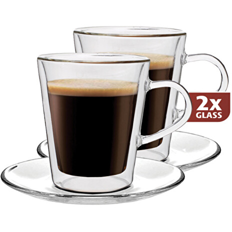 Sklenice Maxxo Lungo 2 ks, 220 ml