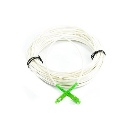 SC/APC - SC/APC simplex 9/125 SM 15m arm.bílý 3mm B3 LSZH