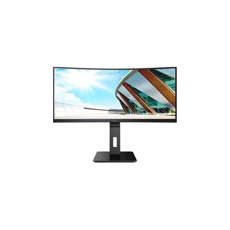 AOC CU34P2A 34"W VA LED 3440x1440 50 000 000:1 4ms 300cd HDMI DP USB pivot černý