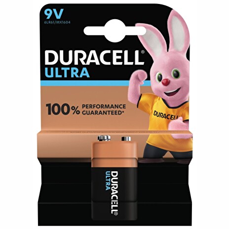 Duracell Ultra alkalická baterie 1 ks (9V)