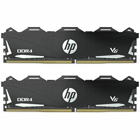HP Gaming V6 32GB DDR4 3200 MHz / DIMM / CL16 / 1,35V / Heat Shield / Černá / KIT 2x 16GB