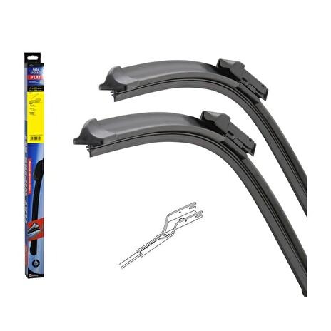 Stěrače FLAT SET (U-CUBE) 660+510mm